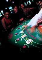 Blackjack på kasino i Las vegas